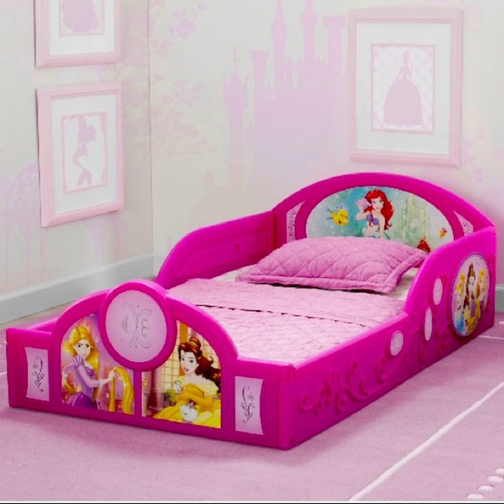 Disney Princess Sleep and Play Toddler Bed